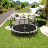 ACON Air 15ft Round Trampoline with Premium Net and Ladder - WePlayAlot