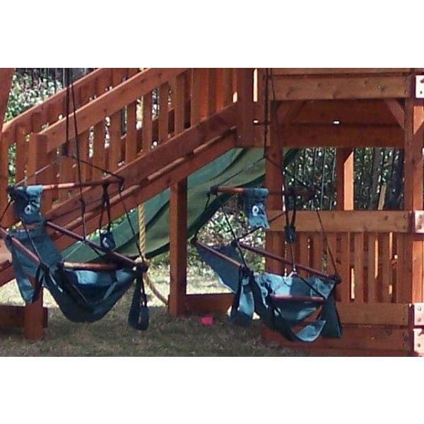 Air Chair Swing - Canvas Swing with Foot Rest - WePlayAlot