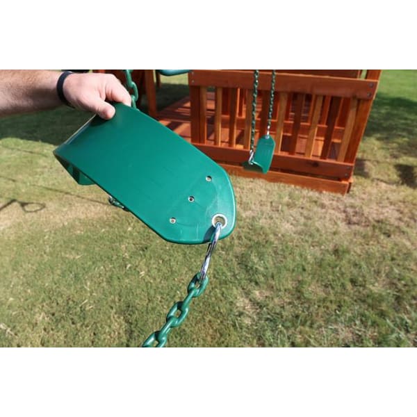 Belt Swing with Chain - Backyard Swing Set - WePlayAlot