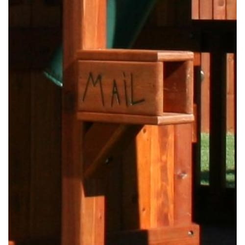 Children's Redwood Mailbox - WePlayAlot